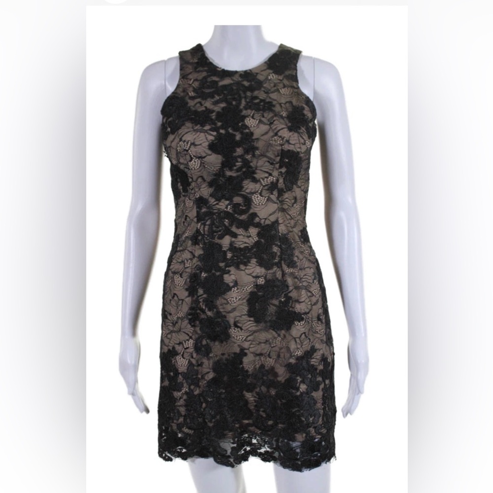 Dress the population Lace nude xs Dress mini Nordstrom